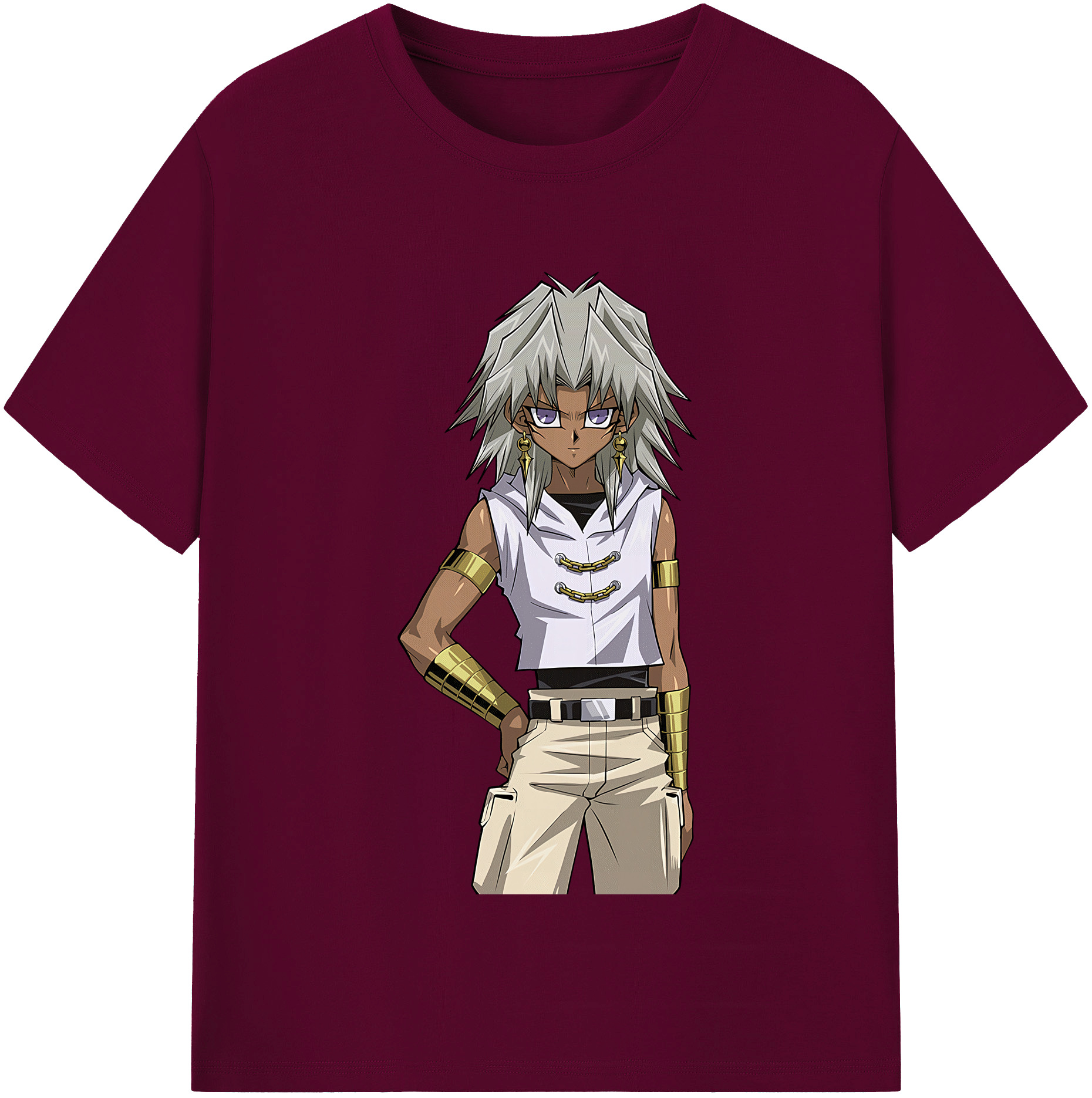 （画像用） 遊☆戯☆王 Yu-Gi-Oh! レディースカジュアルプリントTシャツ（綿100％）